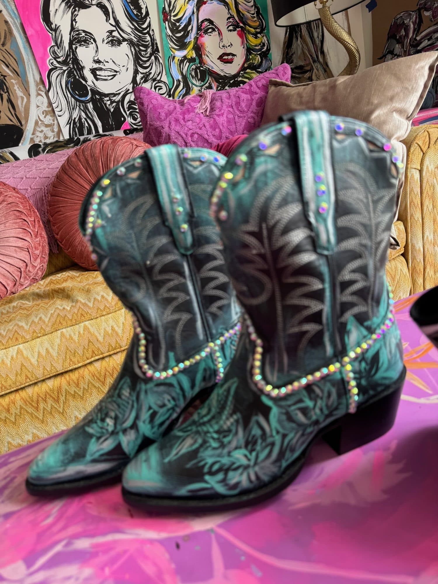 Painted Boots