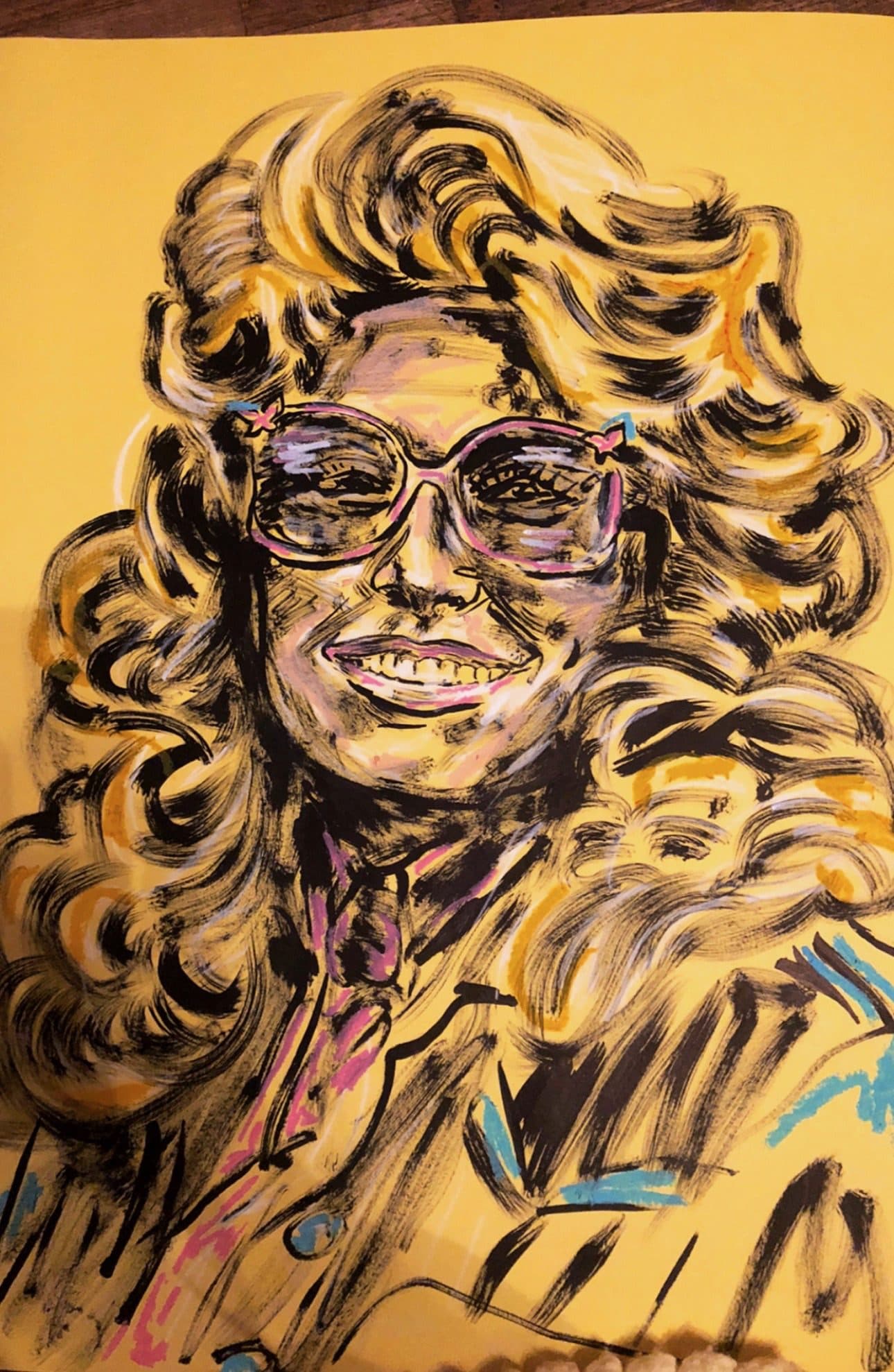 Dolly on rose — original